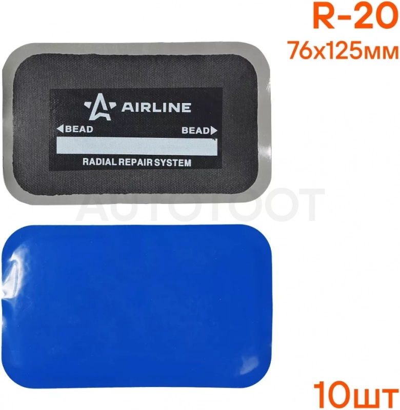 Пластырь кордовый, радиальный R-20 (76*125 мм) - Артикул ATRK69 - Производитель Airline - Фото, Отзывы, Цены