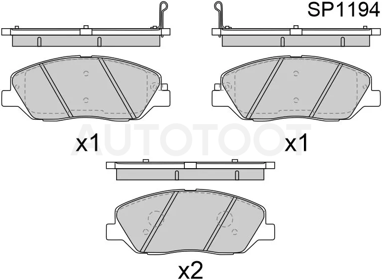 Колодки тормозные (Спереди) Hyundai Santa Fe 05-21 / Kia Sorento 09-21 / Hyundai Genesis 08-14 / Grand Santa Fe 13-18 / SsangYong Actyon 05- / Actyon Sports 12-16 / Korando 10-17