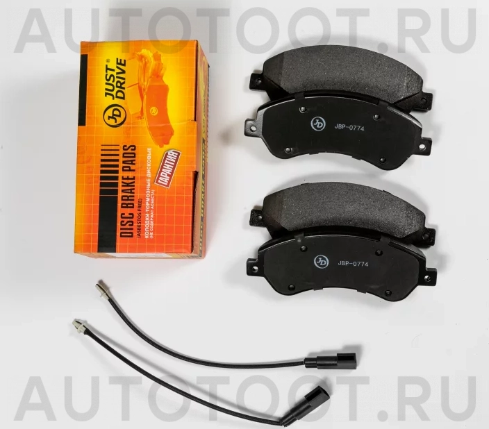 Колодки тормозные дисковые передние, комплект - Артикул JBP0774 - Производитель Just Drive - Фото, Отзывы, Цены