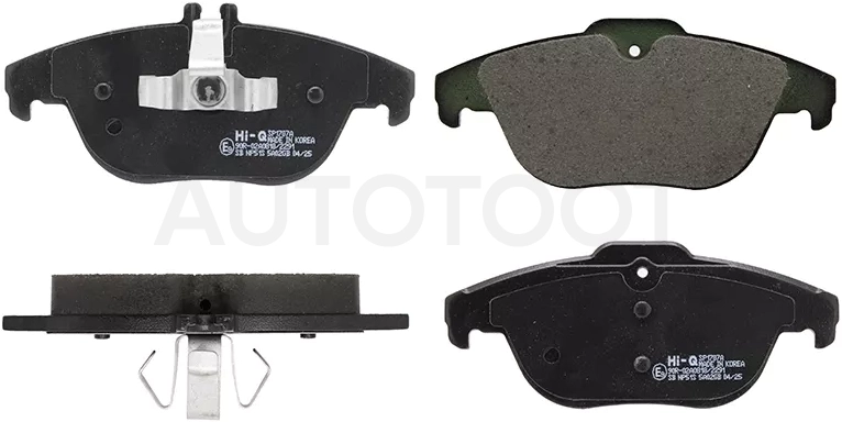 Колодки тормозные (Сзади) Mercedes-Benz C-Class 07-15 / E-Class 09-17 / GLK-Class 08-15