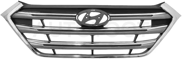 Решетка радиатора Hyundai Tucson 15-19 (с хром молдингом) - Артикул STHN52093A0 - Производитель Sat - Фото, Отзывы, Цены