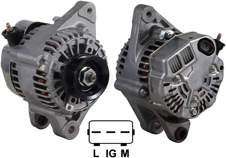 Генератор TOYOTA PLATZ/VITZ/YARIS 1.0 99-05 1SZ 12V 70A(4 ручейков)