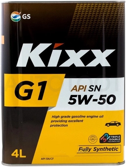 Масло моторное синтетика 5W-50 KIXX G1 SN/CF 4л - Артикул L544644TE1 - Производитель Kixx - Фото, Отзывы, Цены