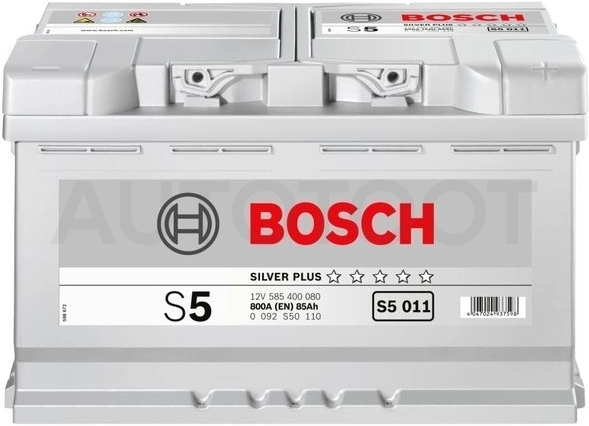 Аккумулятор BOSCH 85Ah 800A обратная полярность(-+)
