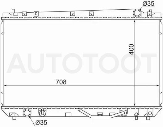 Радиатор Toyota Avalon 99-04 / Pronard 00-03