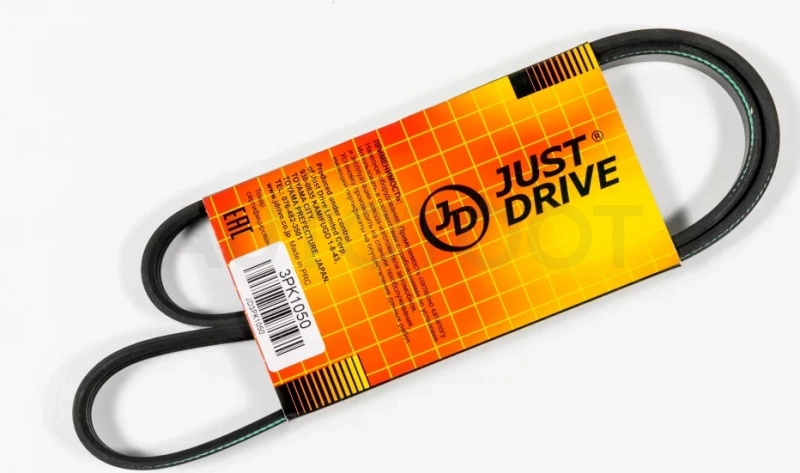 Ремень поликлиновый JD - Артикул 3PK1050 - Производитель Just Drive - Фото, Отзывы, Цены