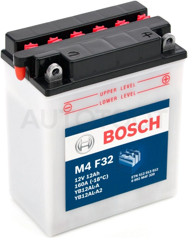 Аккумулятор BOSCH 12Ah 160A обратная полярность(-+)