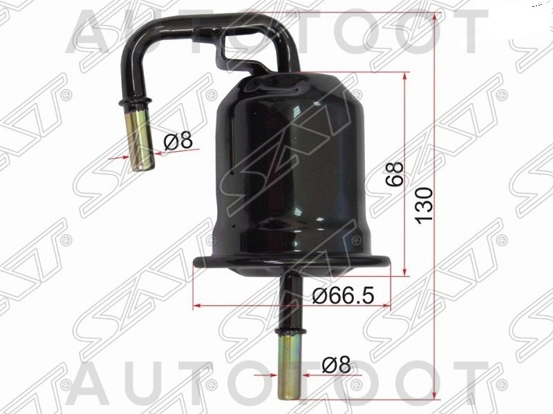 Фильтр топливный 2UZFE -2100874SX Stellox для TOYOTA LAND CRUISER, LEXUS LX570