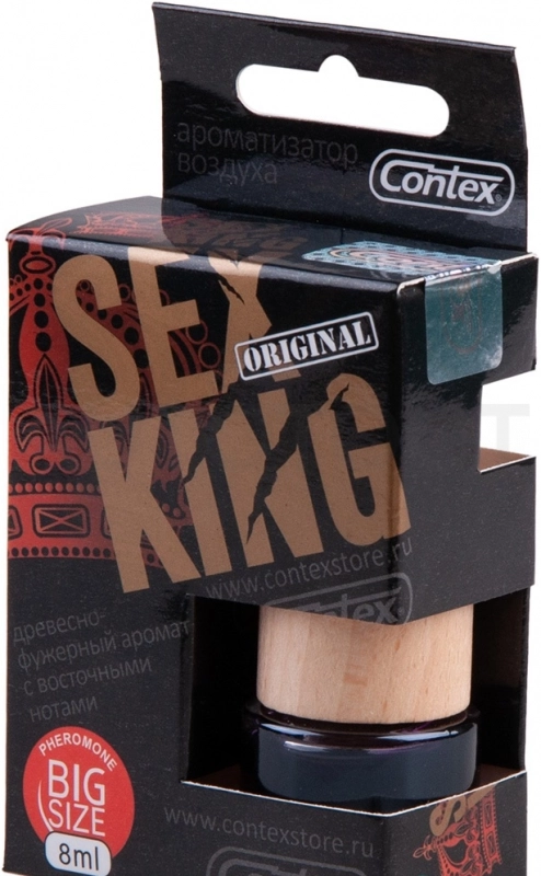 Ароматизатор подвесной CONTEX SEX KING 8мл Древесно-фужерный аромат с восточными нотами