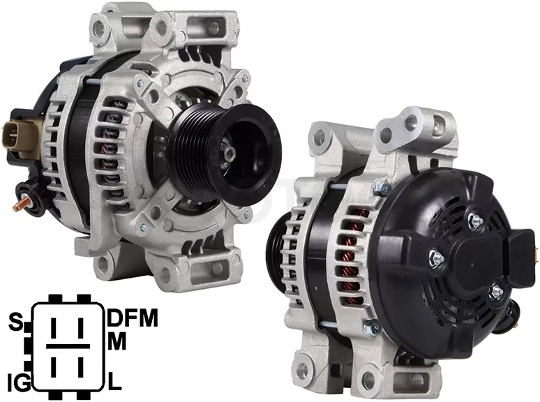 Генератор TOYOTA LAND CRUISER 200 4.5D 07- 1VDFTV VDJ200 12V 150A