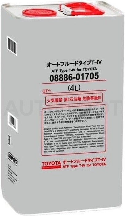 ATF TYPE-T-IV Масло трансмиссионное FANFARO for TOYOTA, LEXUS