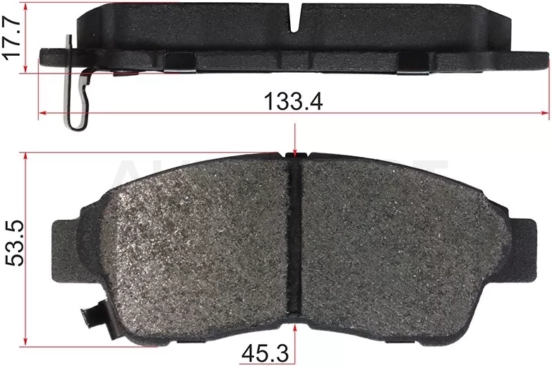 Колодки тормозные (Спереди) Toyota Caldina (T190,T210) 92-02 / Camry 91-98