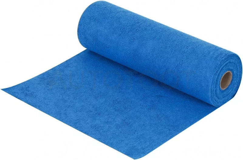 Салфетка из микрофибры 30*30см (190гр/м2) рулон 30шт. синяя - Артикул ABDN013 - Производитель Airline - Фото, Отзывы, Цены