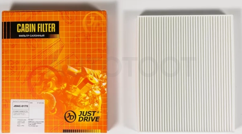 Фильтр салонный - Артикул JDAC0170 - Производитель Just Drive - Фото, Отзывы, Цены