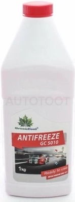 Антифриз GreenCool G12+ Carboxylate Long Life 1л красный готовый