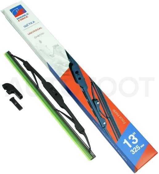 Щетка стеклоочистителя каркасная 330мм (13") DOUBLE FORCE - Артикул DFM13 - Производитель Double Force - Фото, Отзывы, Цены