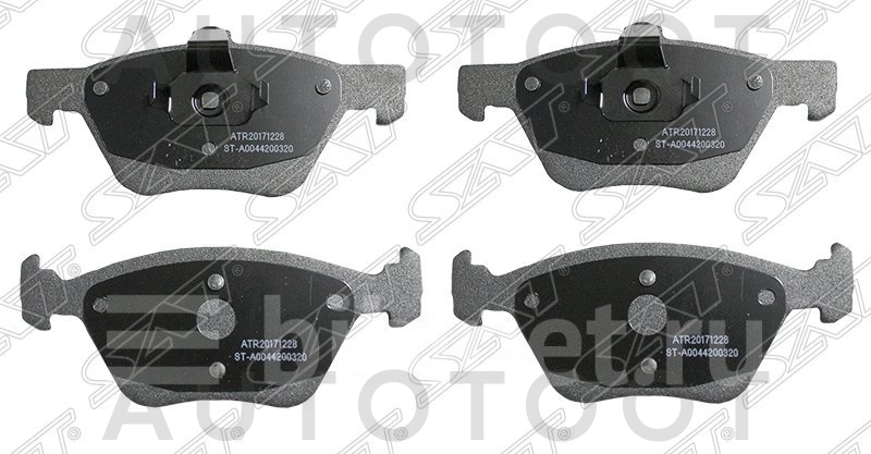 Колодки тормозные передние (без датчика износа) -STA0044200320 Sat для MERCEDES CLK-CLASS