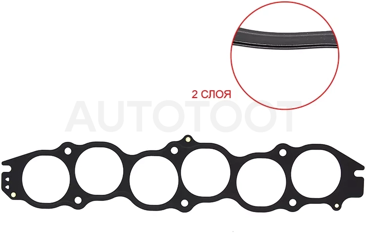 Прокладка впускного коллектора NISSAN SKYLINE/STAGEA/INFINITY FX 35/45/M35/45 VQ35DE 01-07