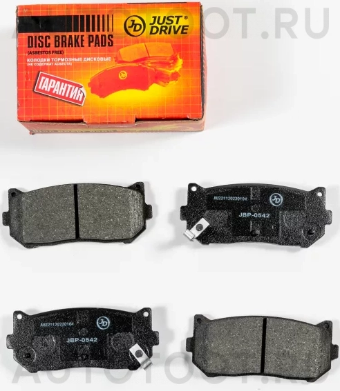 Колодки тормозные дисковые, задние - Артикул JBP0542 - Производитель Just Drive - Фото, Отзывы, Цены