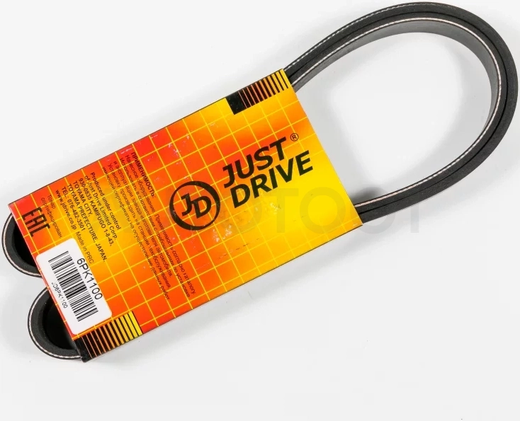 Ремень поликлиновый JD - Артикул 6PK1100 - Производитель Just Drive - Фото, Отзывы, Цены
