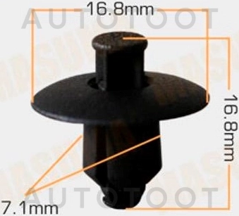 Клипса 90467-07117 -KJ419 Masuma для TOYOTA WILL VS, TOYOTA CRESTA, TOYOTA CHASER, TOYOTA CARINA, TOYOTA AVALON