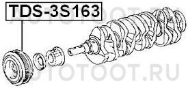 Шкив коленвала 3SFE/ 4SFE/ 5SFE -ST1340874031 Sat для TOYOTA CAMRY GRACIA, TOYOTA NADIA, TOYOTA VISTA ARDEO