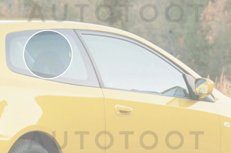 Стекло багажника боковое заднее правое -  для HONDA CIVIC