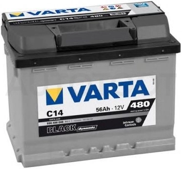 Аккумулятор VARTA 56Ah 480A обратная полярность(-+)