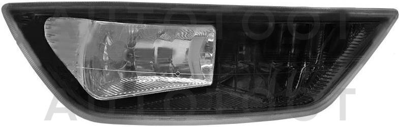 Фара противотуманная правая (черная) -  для DAEWOO NEXIA