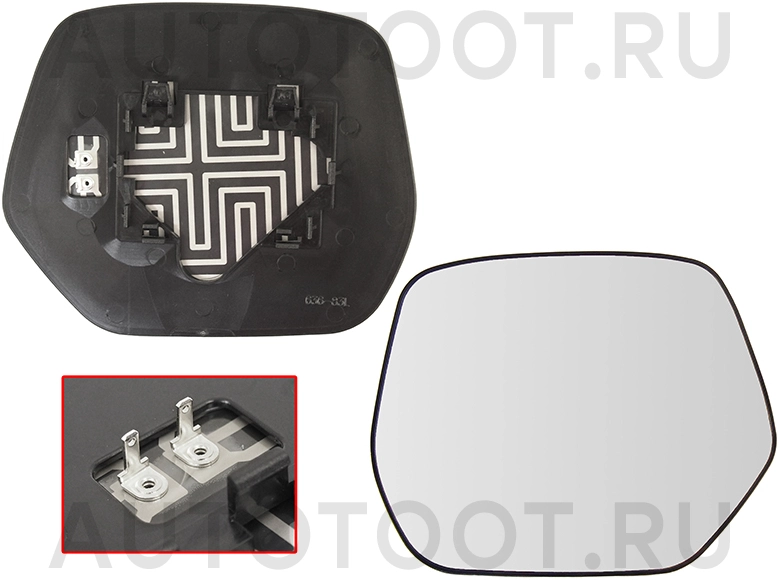 Зеркальный элемент (полотно) левое, с подогревом -ST1210079 Sat для HONDA CR-V