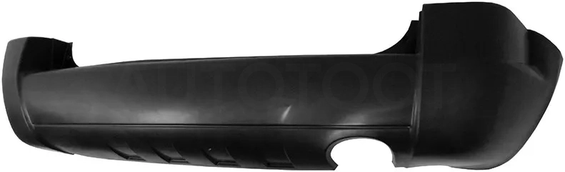 Бампер задний Hyundai Tucson 04-09 (Под расширитель(и)/ Под одну трубу)