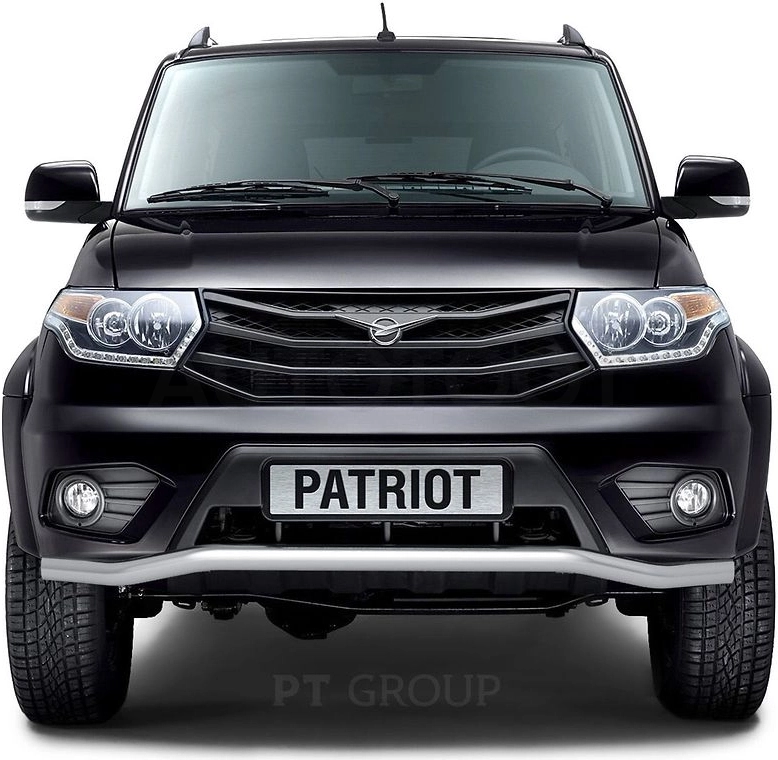UAZ Patriot 2014- Защита переднего бампера Ø63мм "Волна" (НПС) - Артикул 05020103 - Производитель PT Group - Фото, Отзывы, Цены