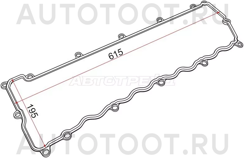 Прокладка крышки клапанной ISUZU 4HF1 - Артикул K8970198450 - Производитель Sat - Фото, Отзывы, Цены