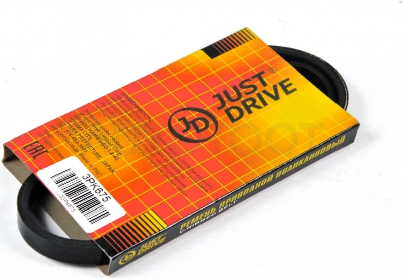 Ремень поликлиновый JD - Артикул 3PK675 - Производитель Just Drive - Фото, Отзывы, Цены