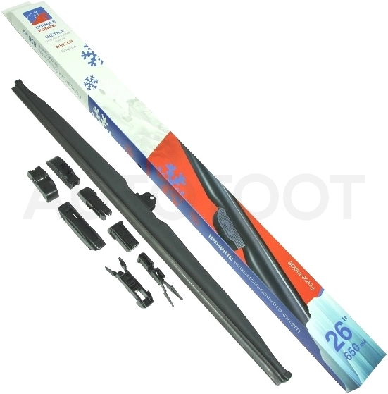 Щетка стеклоочистителя зимняя 650мм (26") DOUBLE FORCE