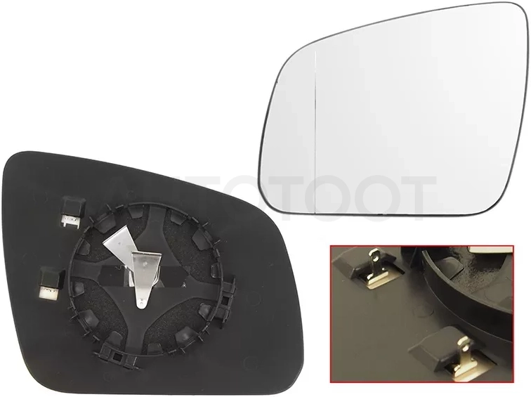 Полотно зеркала Mercedes-Benz C-Class 07-11 (Слева/ Обогрев/ асферическое) - Артикул STMD08940G2 - Производитель Sat - Фото, Отзывы, Цены