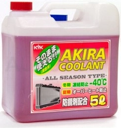 Антифриз готовый AKIRA COOLANT -40°C 5л (красный)