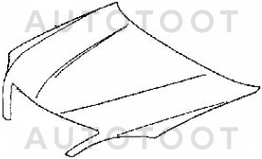 Капот -  для TOYOTA ALLION