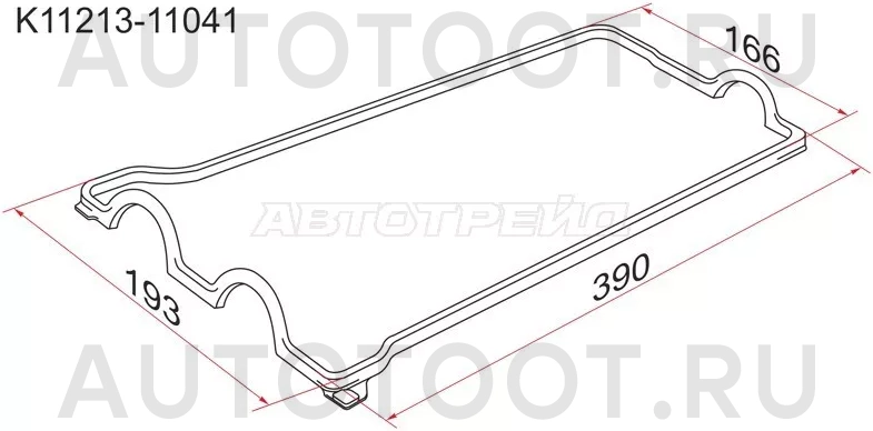 Прокладка клапанной крышки 4,5EFE -K1121311041 Sat для TOYOTA COROLLA