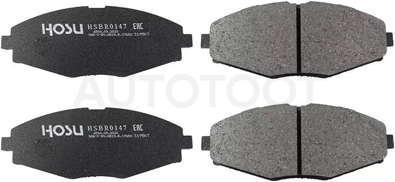 Колодки тормозные (Спереди) Chevrolet Lanos 05-09 / Matiz 05-10 / Spark 05-10 / Daewoo Lanos 97-08 / Matiz 97-15 / Nexia 94-16 / ЗАЗ Ланос 08-16