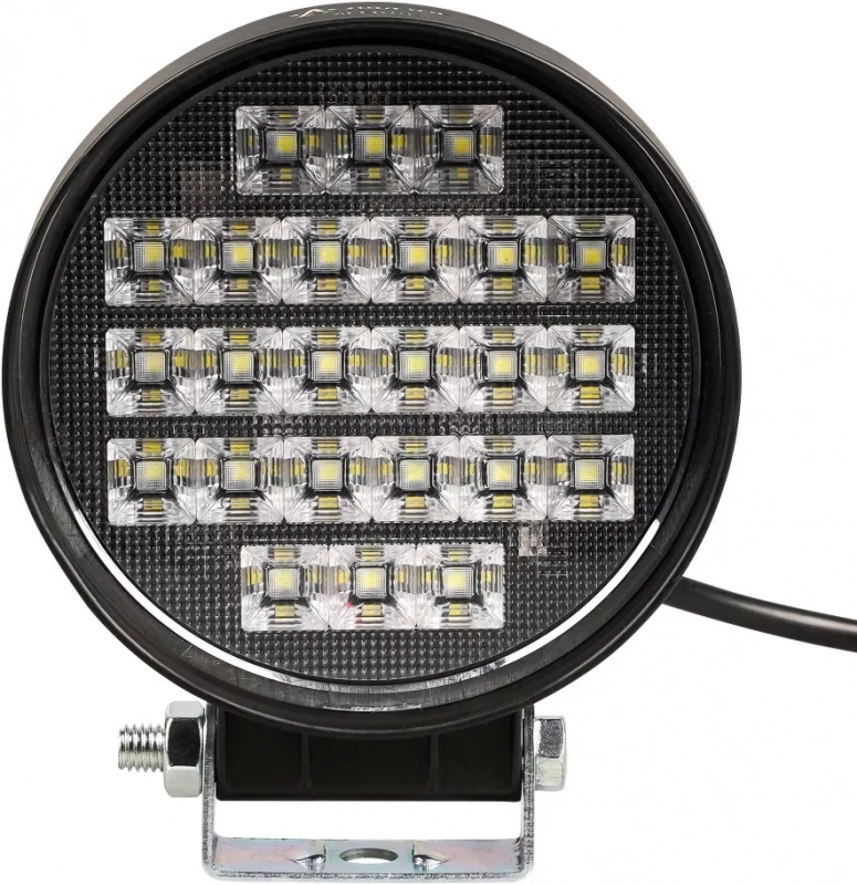 Фара светодиод. круглая, 24LED, рассеянный свет, 36Вт, 112х112х47мм, 12/24В, PRO - Артикул ALED105 - Производитель Airline - Фото, Отзывы, Цены