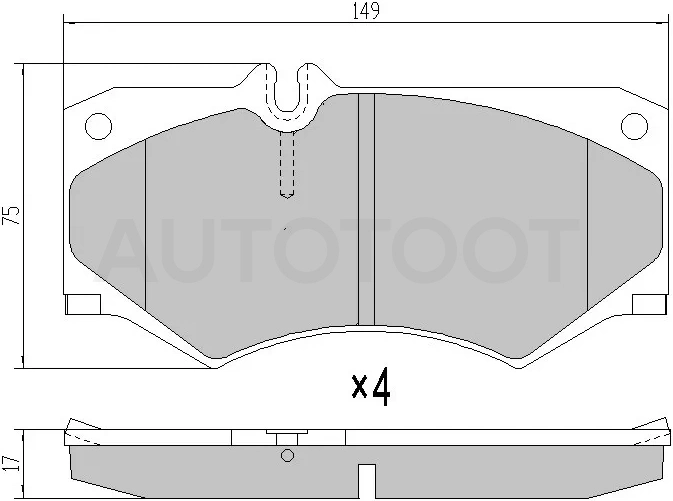 Колодки тормозные перед MERCEDES G-CLASS W460/W461/W463 89-00 -STA0014201420 Sat для BYD BYD