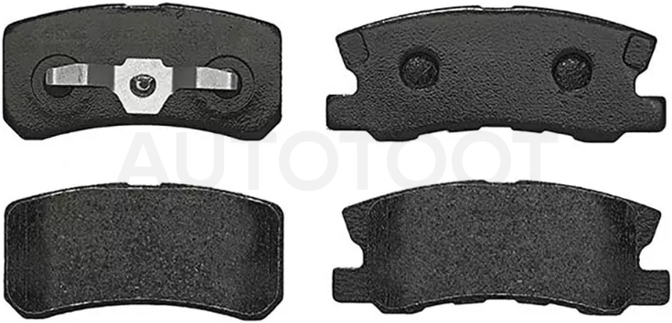 Колодки тормозные (Сзади) Mitsubishi ASX 10- / L200 07-16 / Lancer 07-17 / Outlander 05-12 / Chrysler Sebring 06-10 / Citroen C4 Aircross 12-16 / C-Crosser 07-12 / Jeep Compass 06-15 / Liberty 01-07 / Mitsubishi Delica D:5 07-19 / Endeavor 03-11 / Galant