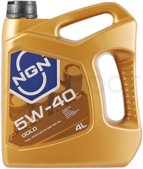 Масло моторное синтетическое NGN 5W-40 GOLD SN/CF 4л