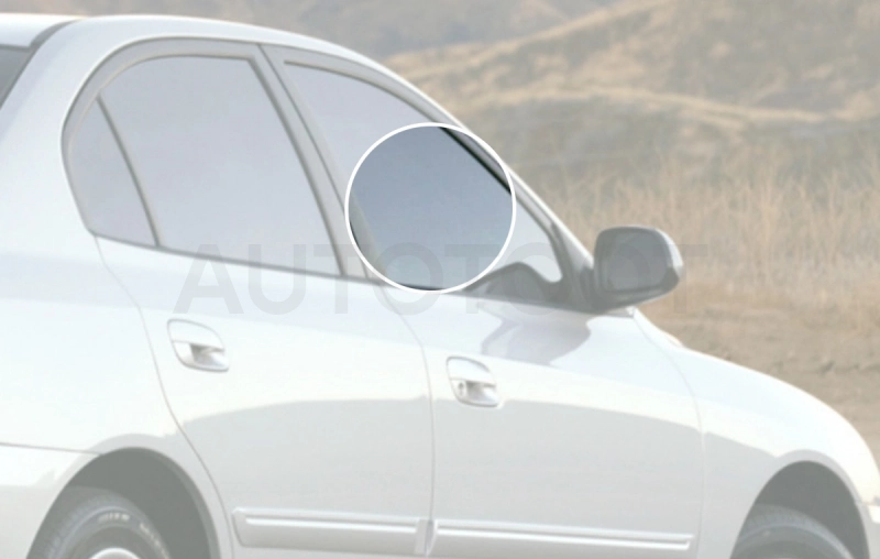 Стекло переднее правое опускное -  для HYUNDAI ELANTRA