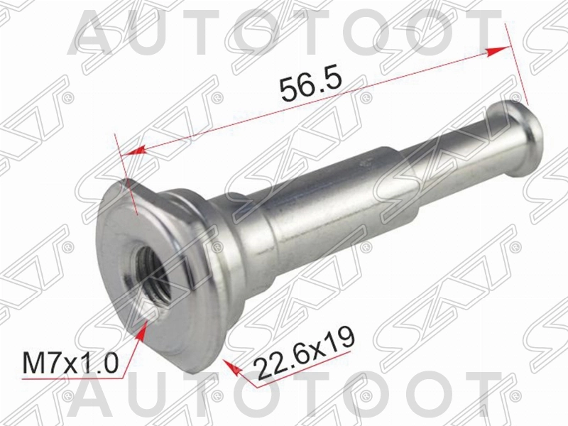 Направляющая переднего суппорта -  для NISSAN AVENIR, NISSAN ALMERA, NISSAN BLUEBIRD SYLPHY, NISSAN PRIMERA, NISSAN AD, NISSAN WINGROAD