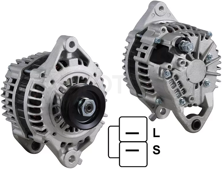 Генератор NISSAN ALMERA/SUNNY/PRIMERA 1.4/1.6 94-00 GA14DE/GA16DE 12V 70A