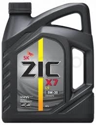 5W-30 SN 4л масло моторное ZIC X7 LS синтетика