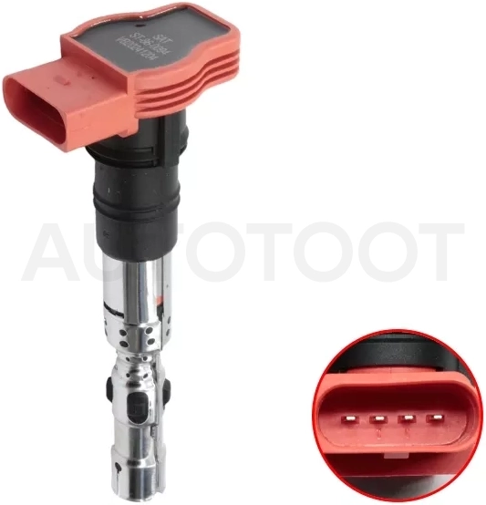 Катушка зажигания AUDI A4 03-08/A6 04-06/A8 02-10/VOLKSWAGEN TOUAREG 02-06 4.2L