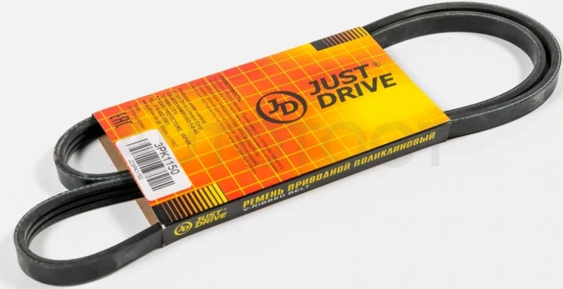 Ремень поликлиновый JD - Артикул 3PK1150 - Производитель Just Drive - Фото, Отзывы, Цены